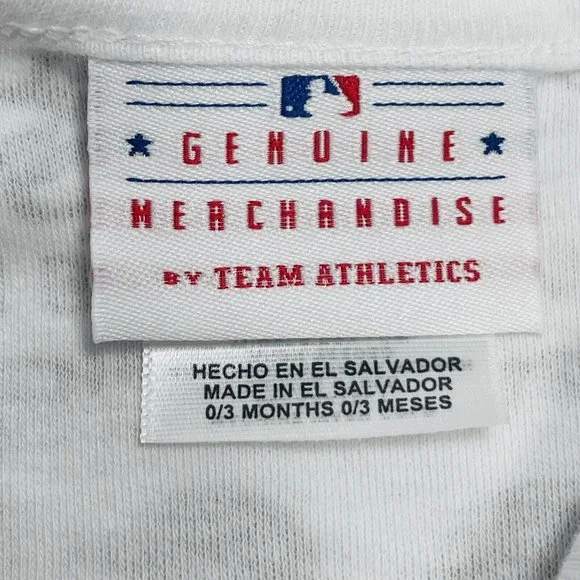 MLB Chicago White Sox Logo Team Athletics Baby 0 To 3 Months  One Piece Baseball - Picture 4 of 8